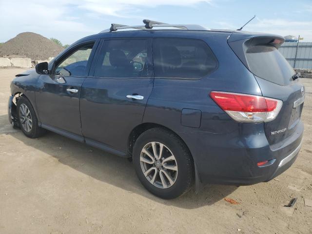 5N1AR2MN3FC682659 - 2015 NISSAN PATHFINDER S BLUE photo 2