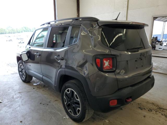 ZACCJBCB3HPF64654 - 2017 JEEP RENEGADE TRAILHAWK GRAY photo 2