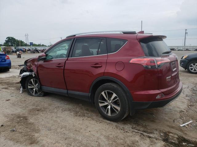 2T3WFREV6JW475747 - 2018 TOYOTA RAV4 ADVENTURE RED photo 2