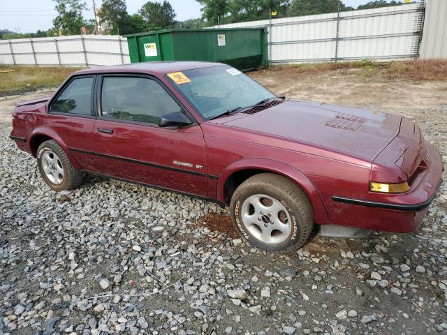 1G2JU27J2G7612905 - 1986 PONTIAC SUNBIRD GT BURGUNDY photo 4