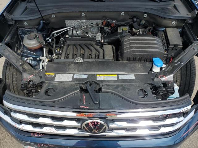1V2HE2CA0MC213358 - 2021 VOLKSWAGEN ATLAS CROS SE Синий фото 11