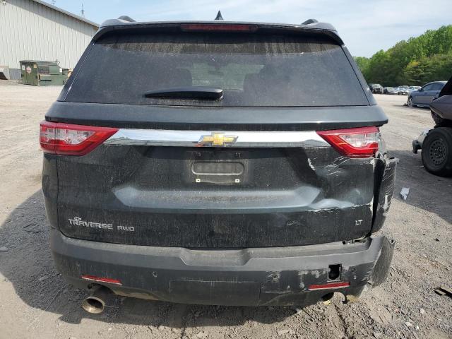 1GNEVGKW6KJ278536 - 2019 CHEVROLET TRAVERSE LT BLACK photo 6