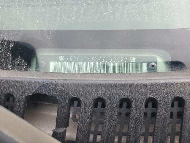 1GCEC14X07Z135527 - 2007 CHEVROLET SILVERADO C1500 CLASSIC Gümüş foto 13