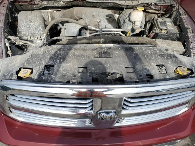 1C6RR6TT4KS683549 - 2019 RAM 1500 CLASS SLT ბურგუნდია ფოტო 11
