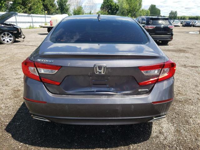 1HGCV1F95KA803833 - 2019 HONDA ACCORD TOURING GRAY photo 6