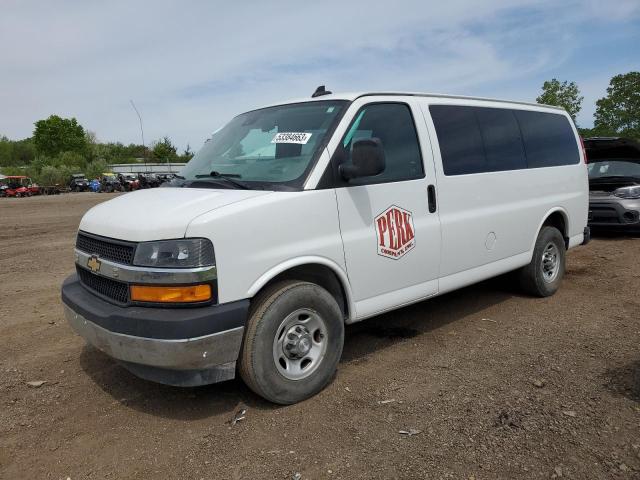 1GAWGFFG9K1168271 - 2019 CHEVROLET EXPRESS G2 LT WHITE photo 1