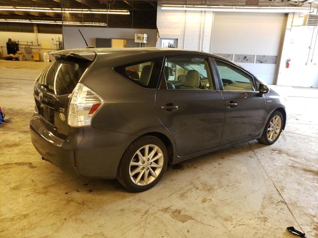 JTDZN3EU3C3123834 - 2012 TOYOTA PRIUS V GRAY photo 3