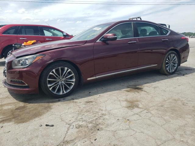 KMHGN4JE2GU138736 - 2016 HYUNDAI GENESIS 3.8L RED photo 1