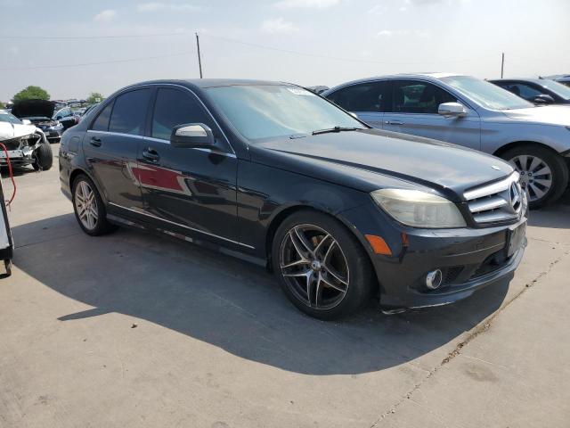 WDDGF56X08F109071 - 2008 MERCEDES-BENZ C 350 BLACK photo 4