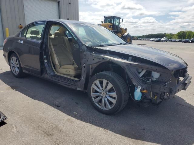 1HGCP3F89BA005185 - 2011 HONDA ACCORD EXL GRAY photo 4