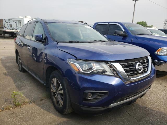 5N1DR2MM5HC674103 - 2017 NISSAN PATHFINDER S BLUE photo 4