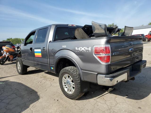 1FTFW1ET4BFC66154 - 2011 FORD F150 SUPERCREW GRAY photo 2