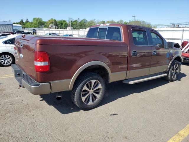 1FTPW14556KD13874 - 2006 FORD F150 SUPERCREW BROWN photo 3