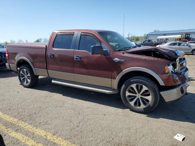 1FTPW14556KD13874 - 2006 FORD F150 SUPERCREW BROWN photo 4