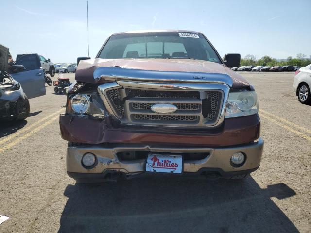 1FTPW14556KD13874 - 2006 FORD F150 SUPERCREW BROWN photo 5