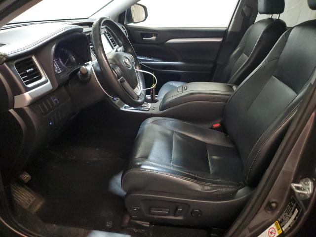 5TDJKRFH0FS148171 - 2015 TOYOTA HIGHLANDER XLE ნაცრისფერი ფოტო 7