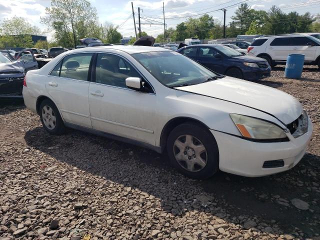 3HGCM56497G702981 - 2007 HONDA ACCORD LX WHITE photo 4