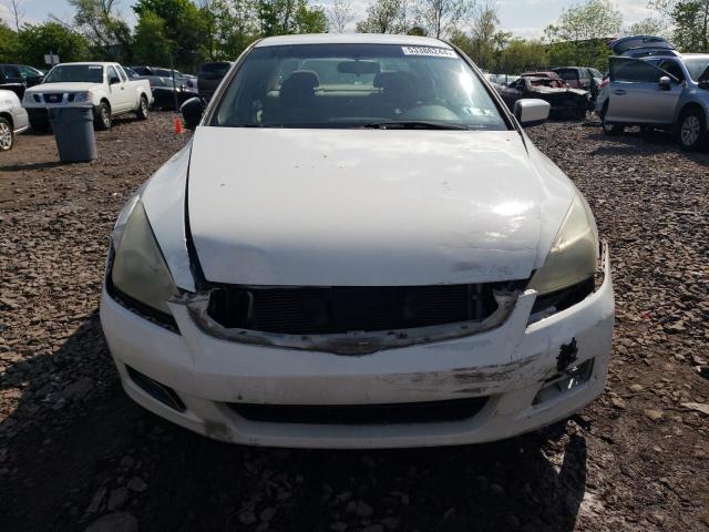 3HGCM56497G702981 - 2007 HONDA ACCORD LX WHITE photo 5