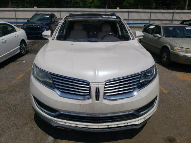 2LMPJ6LR4HBL30789 - 2017 LINCOLN MKX RESERVE WHITE photo 5