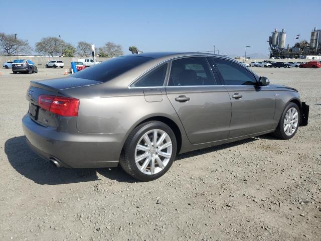 WAUGGAFC1DN025075 - 2013 AUDI A6 PREMIUM PLUS GRAY photo 3