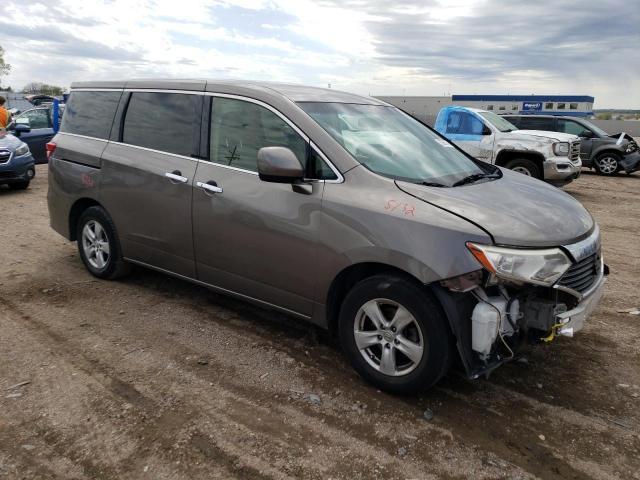 JN8AE2KP1E9101664 - 2014 NISSAN QUEST S GRAY photo 4