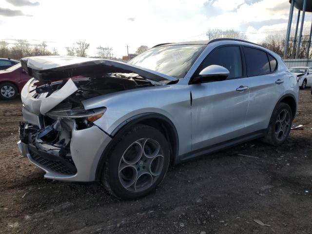 ZASFAKPN8J7B71423 - 2018 ALFA ROMEO STELVIO SPORT ნაცრისფერი ფოტო 1