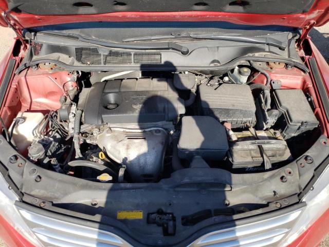 4T3BA3BB4BU023057 - 2011 TOYOTA VENZA RED photo 11