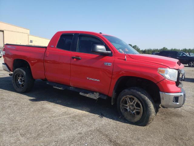 5TFUY5F19FX449345 - 2015 TOYOTA TUNDRA DOUBLE CAB SR/SR5 RED photo 4
