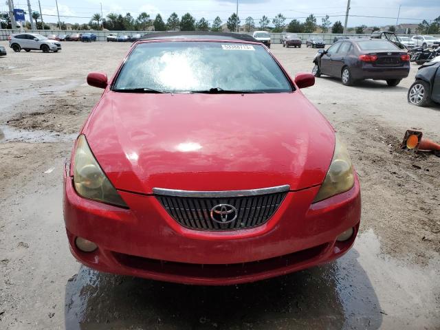 4T1FA38P96U107166 - 2006 TOYOTA CAMRY SOLA SE RED photo 5