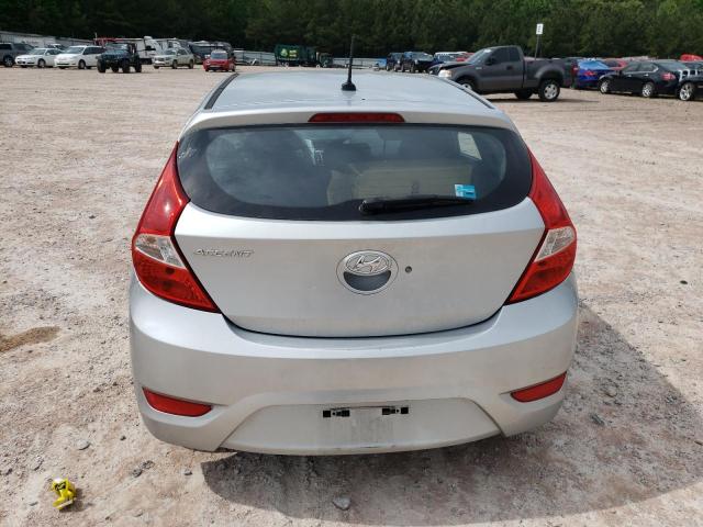 KMHCT5AE1FU219025 - 2015 HYUNDAI ACCENT GS SILVER photo 6