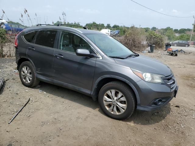 2HKRM4H76EH606546 - 2014 HONDA CR-V EXL GRAY photo 4