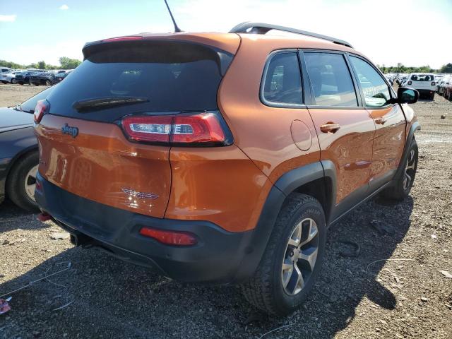 1C4PJMBS1EW281232 - 2014 JEEP CHEROKEE TRAILHAWK 橙色 照片 4