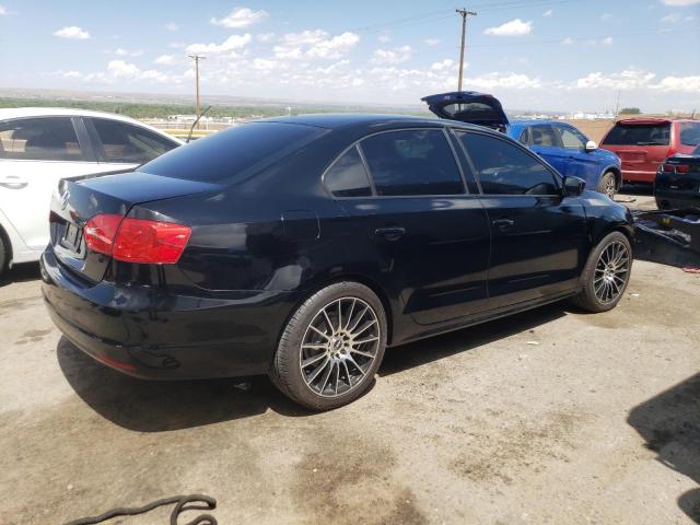 3VW2K7AJ0BM385883 - 2011 VOLKSWAGEN JETTA BASE Schwarz Foto 3