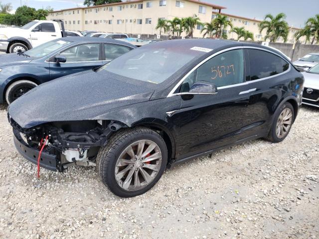 5YJXCDE44HF035243 - 2017 TESLA MODEL X BLACK photo 1