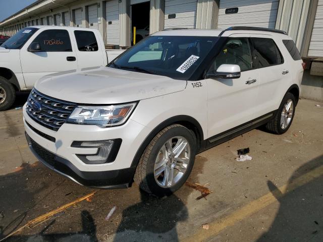 1FM5K7F85HGE09891 - 2017 FORD EXPLORER LIMITED WHITE photo 1