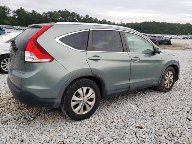 2HKRM3H79CH511227 - 2012 HONDA CR-V EXL TEAL photo 3