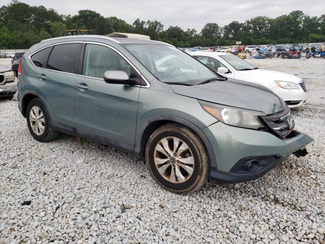 2HKRM3H79CH511227 - 2012 HONDA CR-V EXL TEAL photo 4