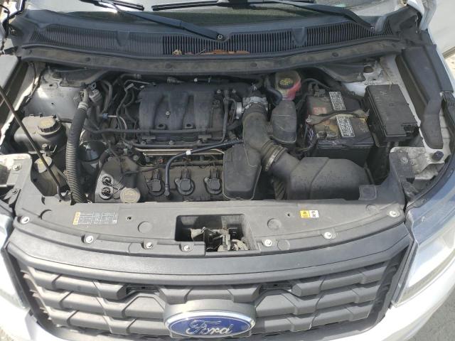 1FM5K8ARXGGC73455 - 2016 FORD EXPLORER POLICE INTERCEPTOR თეთრი ფოტო 12