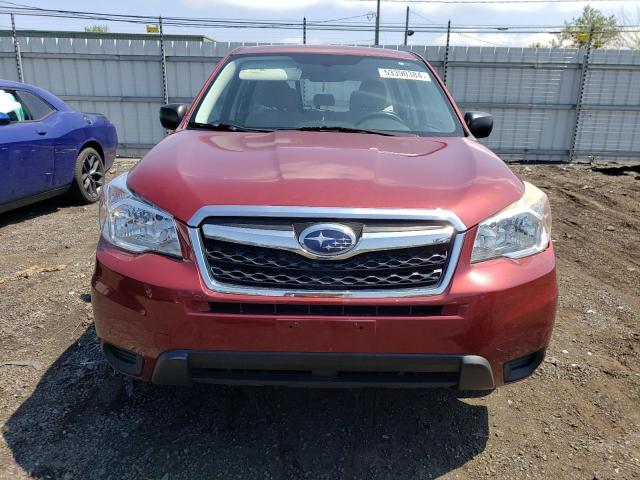 JF2SJAAC0EH467840 - 2014 SUBARU FORESTER 2.5I RED photo 5
