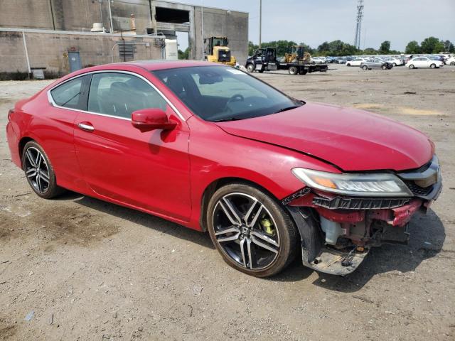 1HGCT2B08GA002288 - 2016 HONDA ACCORD TOURING RED photo 4