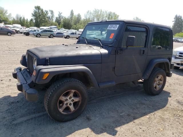 1J4FA39S22P727982 - 2002 JEEP WRANGLER / X BLACK photo 1