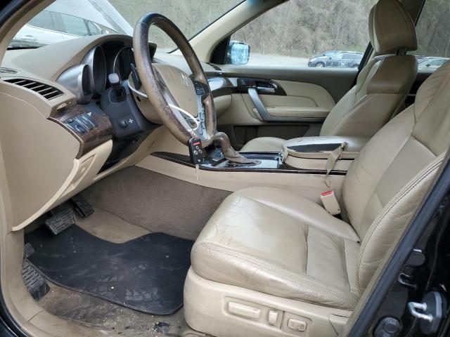 2HNYD2H36CH516844 - 2012 ACURA MDX TECHNOLOGY შავი ფოტო 7