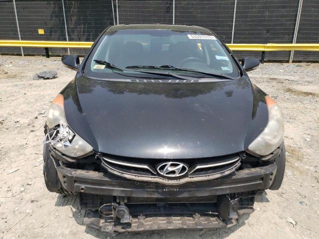 KMHDH4AE2CU181445 - 2012 HYUNDAI ELANTRA GLS BLACK photo 5