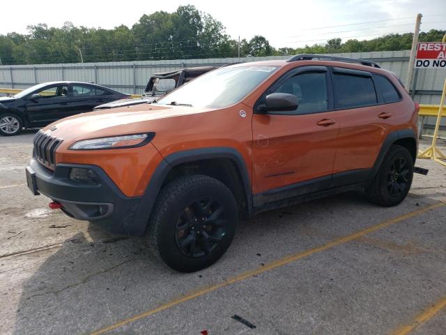 1C4PJMBS6FW604451 - 2015 JEEP CHEROKEE TRAILHAWK ORANGE photo 1