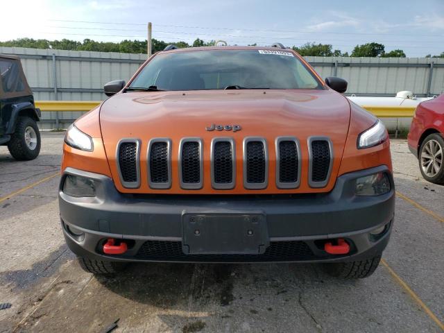 1C4PJMBS6FW604451 - 2015 JEEP CHEROKEE TRAILHAWK ORANGE photo 5