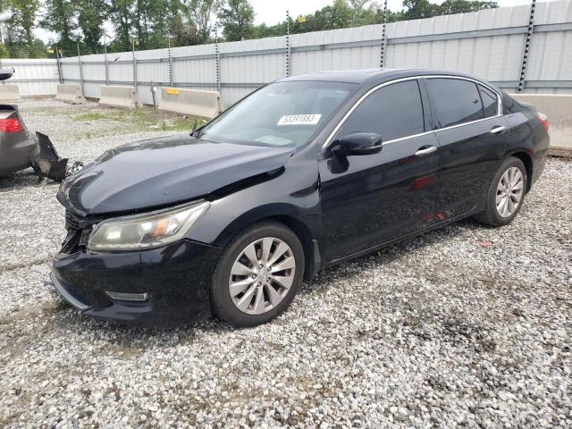 1HGCR3F84DA012669 - 2013 HONDA ACCORD EXL BLACK photo 1