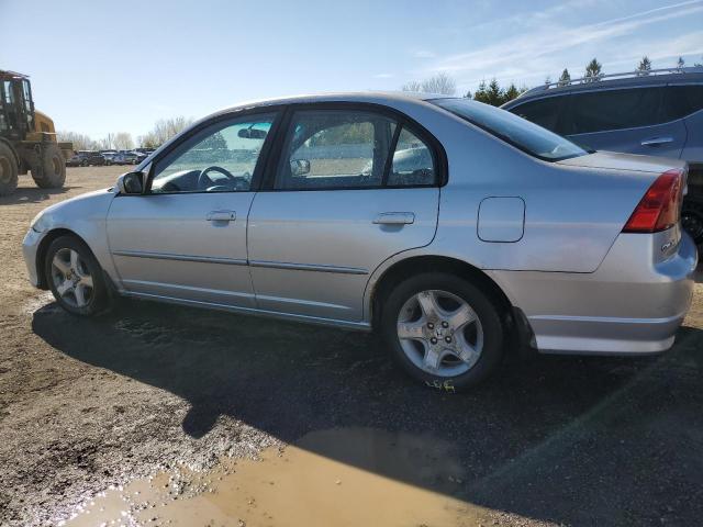 2HGES16874H915174 - 2004 HONDA CIVIC SI SILVER photo 2