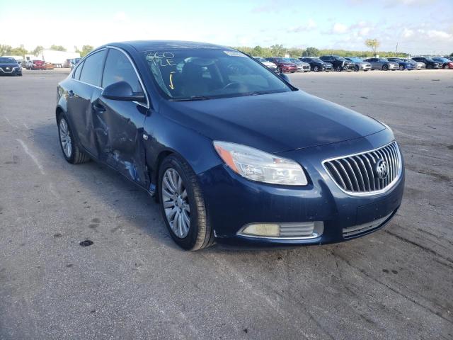 W04GR5EC7B1096303 - 2011 BUICK REGAL CXL BLUE photo 1