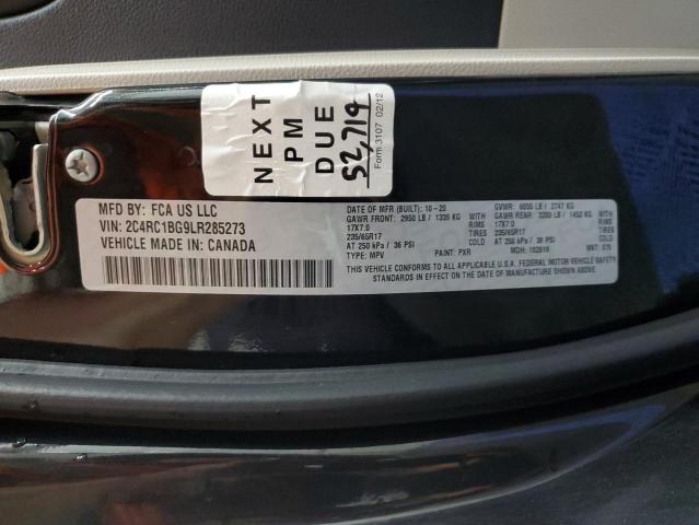 2C4RC1BG9LR285273 - 2020 CHRYSLER PACIFICA TOURING L Qara foto 13