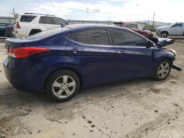 5NPDH4AE6BH052511 - 2011 HYUNDAI ELANTRA GLS BLUE photo 3